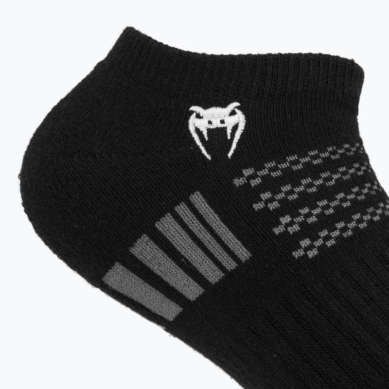Șosete Venum Vector No-Show 3 perechi black/grey 3