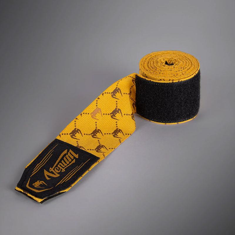 Bandaje de box Venum Monogram Hand Wraps Advanced 250 cm brown 3