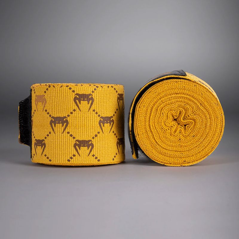 Bandaje de box Venum Monogram Hand Wraps Advanced 400 cm brown 2