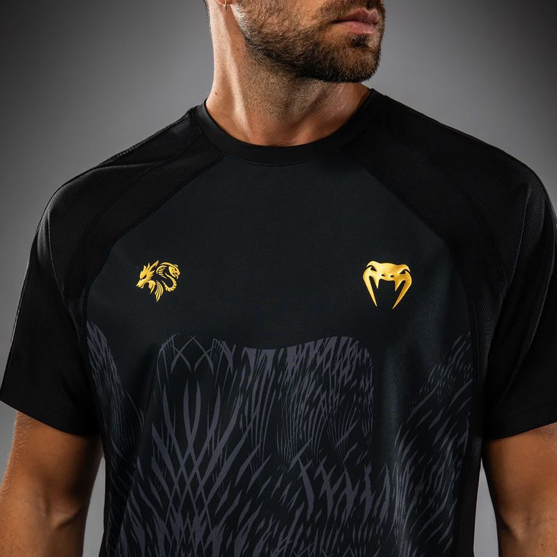 Tricou pentru bărbați Venum x Chimaev Dry Tech black/grey 6