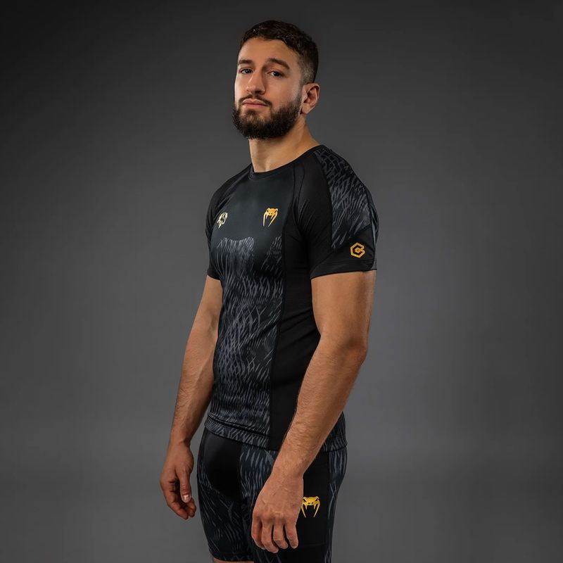 Rashguard pentru bărbați Venum x Chimaev Rashguards black/grey 4
