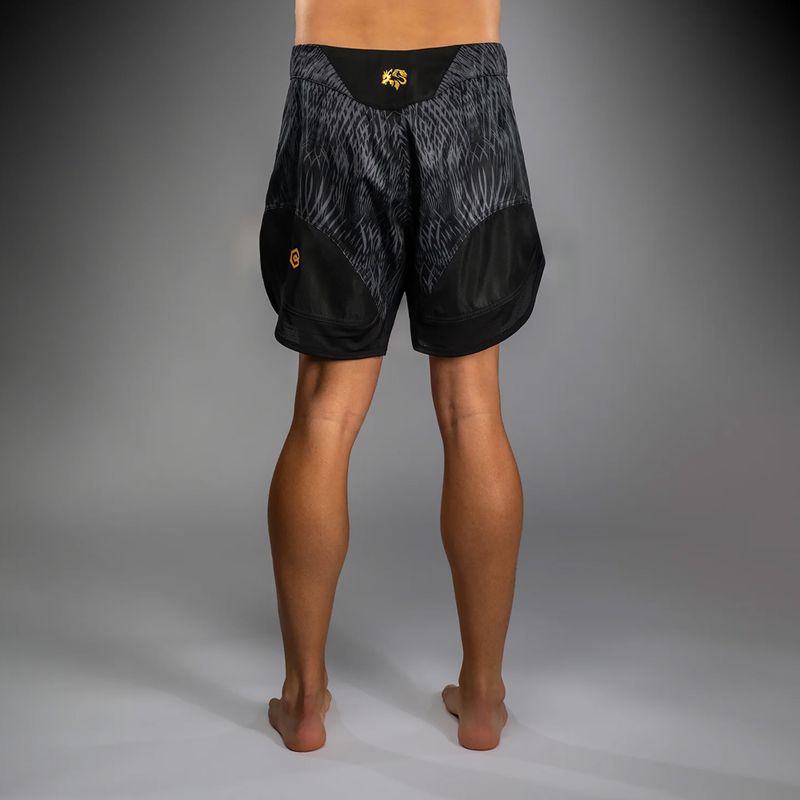Pantaloni scurți de antrenament pentru bărbați Venum x Chimaev Fightshorts black/grey 3