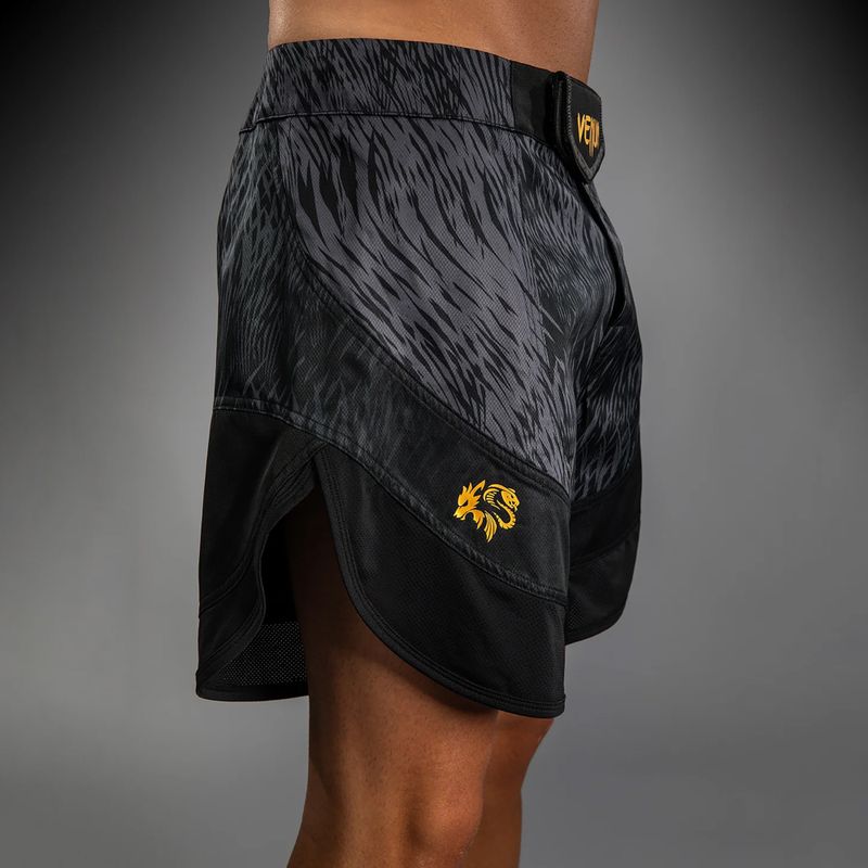 Pantaloni scurți de antrenament pentru bărbați Venum x Chimaev Fightshorts black/grey 5