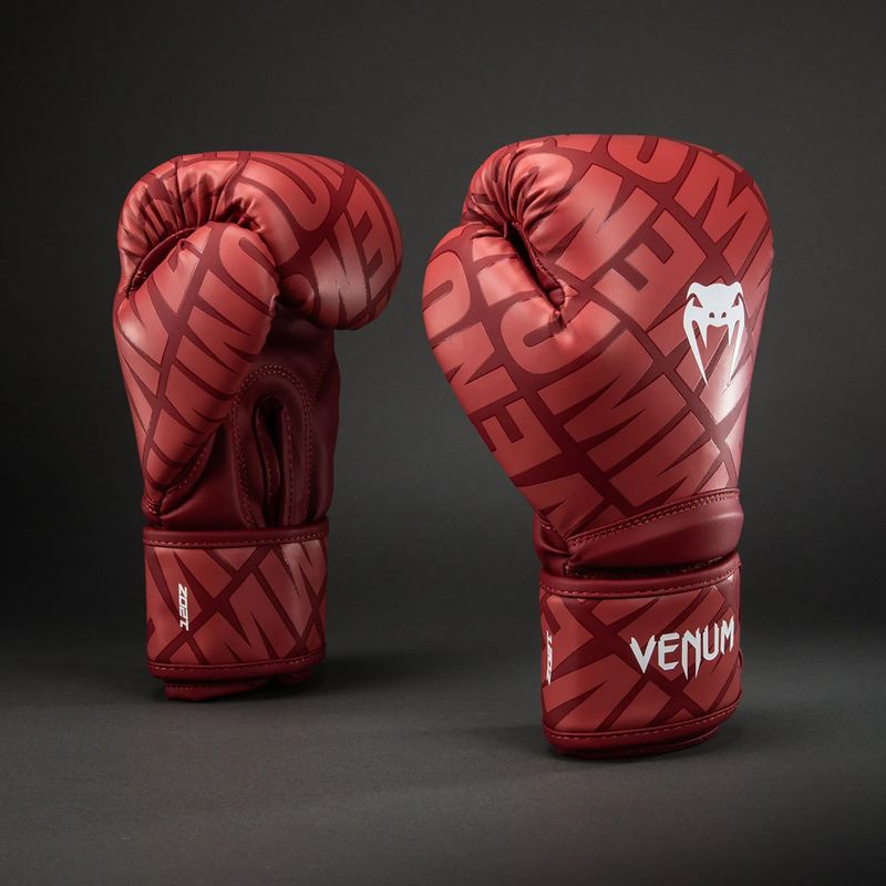 Mănuși de box Venum Contender 1.5 XT 3D Boxing cherry red/white 2