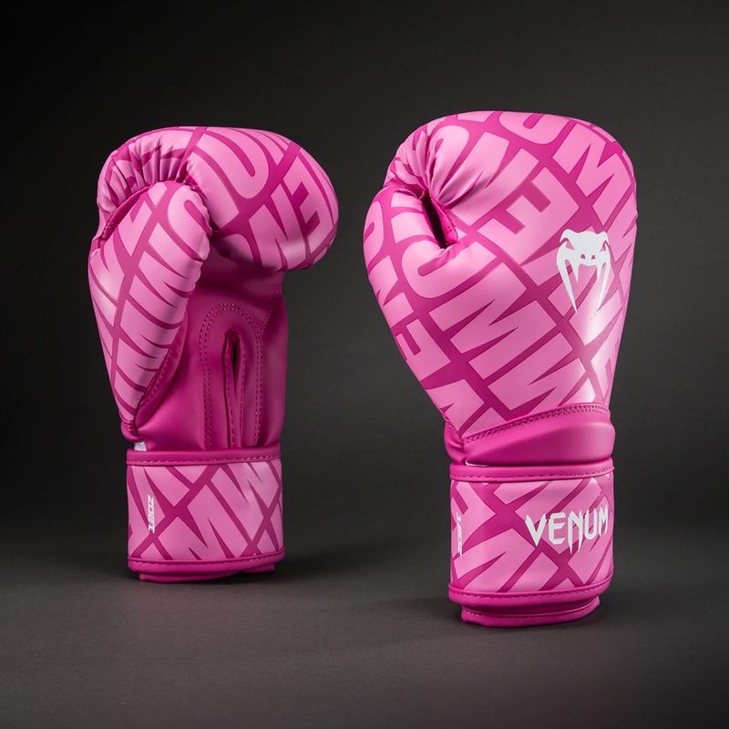 Mănuși de box Venum Contender 1.5 XT 3D Boxing candy pink/white 2