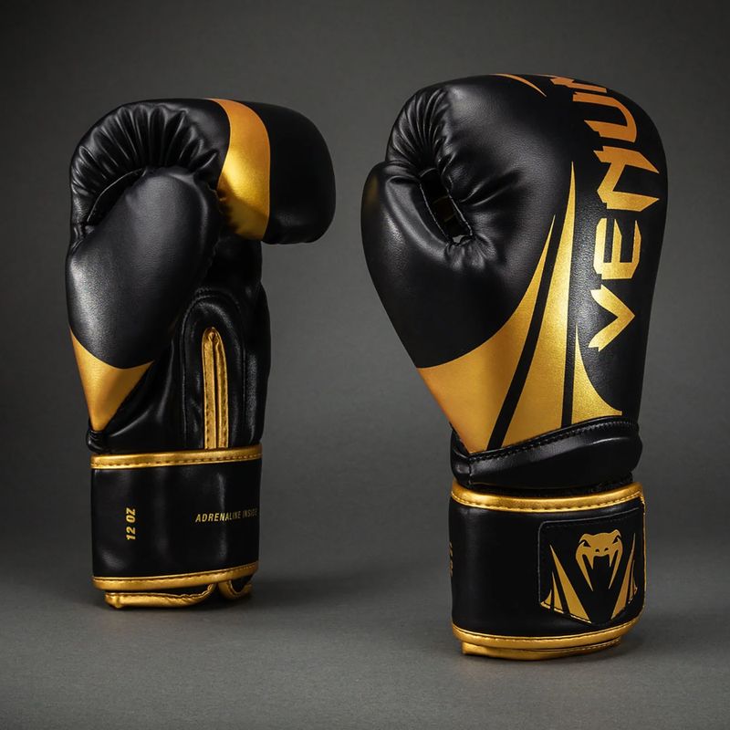 Mănuși de box Venum Challenger 2.5 Boxing black/gold 2
