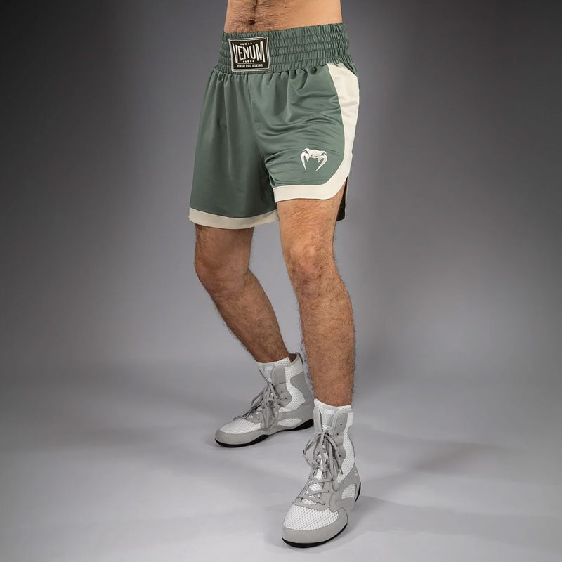 Pantaloni scurți de antrenament pentru bărbați Venum Classic Boxing aqua green/ivory 3