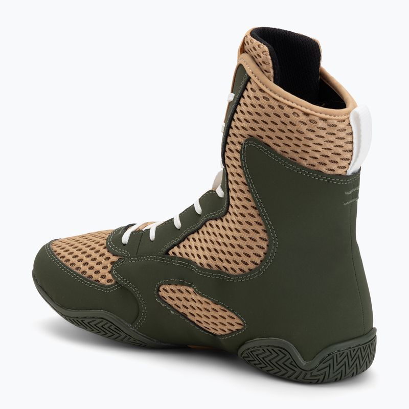 Încălțăminte de box pentru bărbați Venum Contender Boxing military green/sand 3