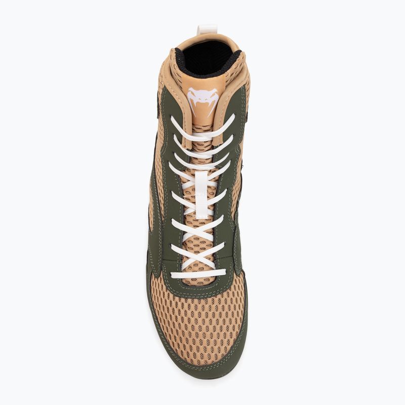 Încălțăminte de box pentru bărbați Venum Contender Boxing military green/sand 5