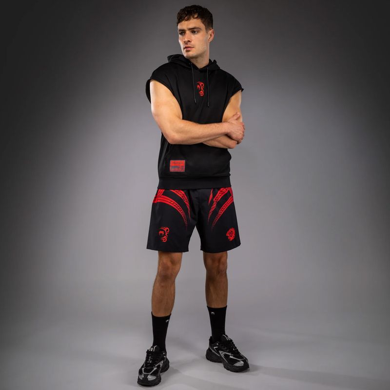 Bluză pentru bărbați Venum x Mike Tyson Tiger Sleeveless Hoodie deep black/intense red 2