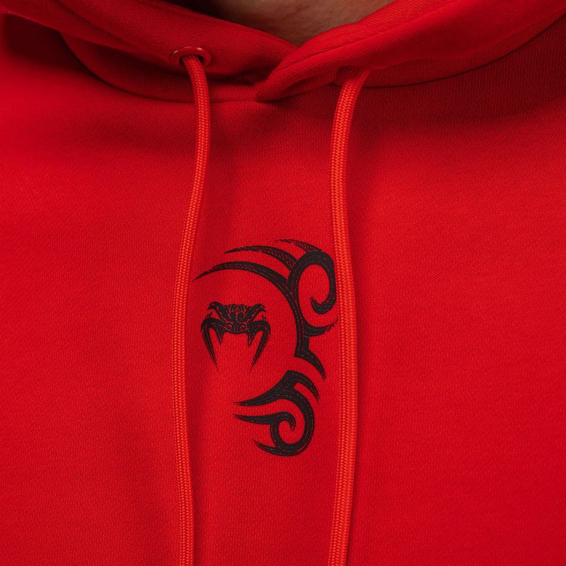 Bluză pentru bărbați Venum x Mike Tyson Tiger Hoodie intense red/deep black 6