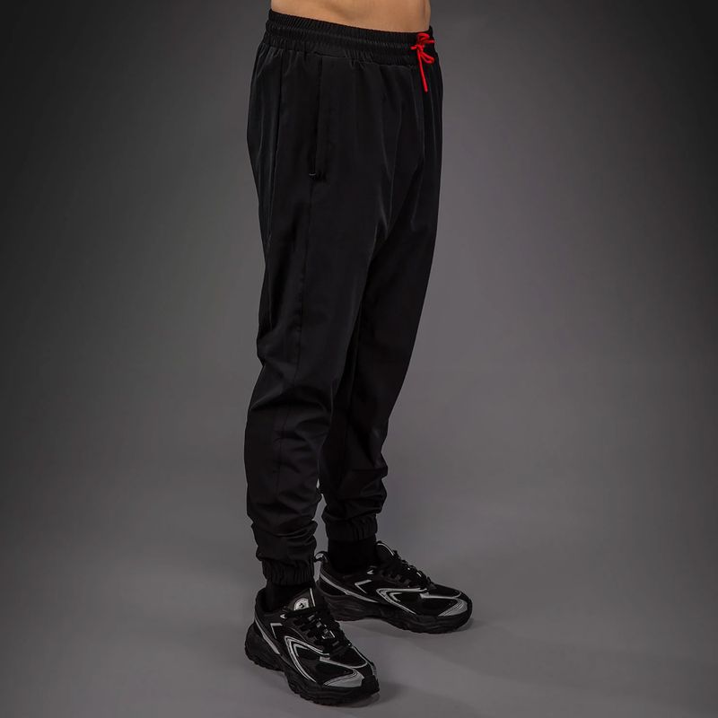 Pantaloni de antrenament pentru bărbați Venum x Mike Tyson Tiger Joggers deep black/intense red 4