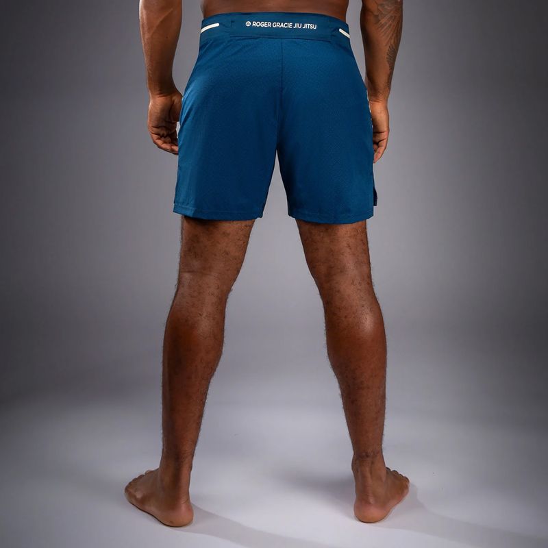 Pantaloni scurți de antrenament pentru bărbați Venum Roger Gracie Academy Fightshorts blue 2