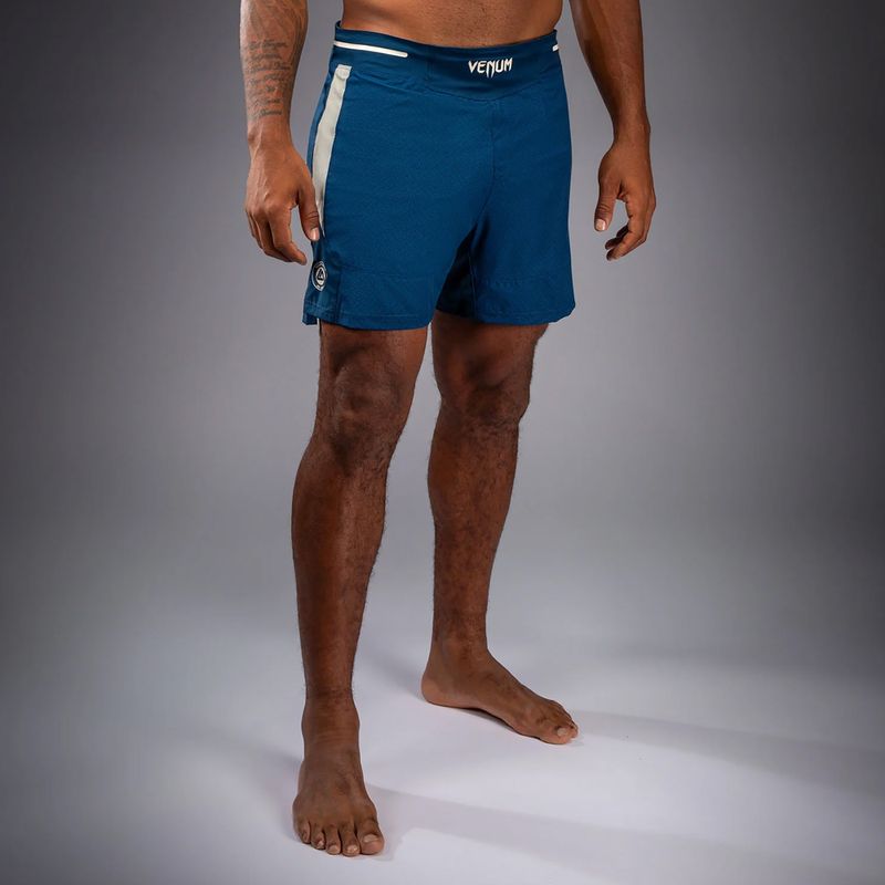 Pantaloni scurți de antrenament pentru bărbați Venum Roger Gracie Academy Fightshorts blue 3