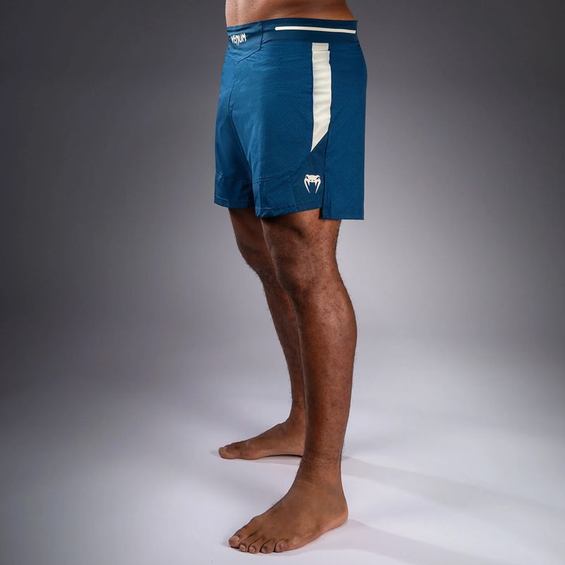 Pantaloni scurți de antrenament pentru bărbați Venum Roger Gracie Academy Fightshorts blue 4