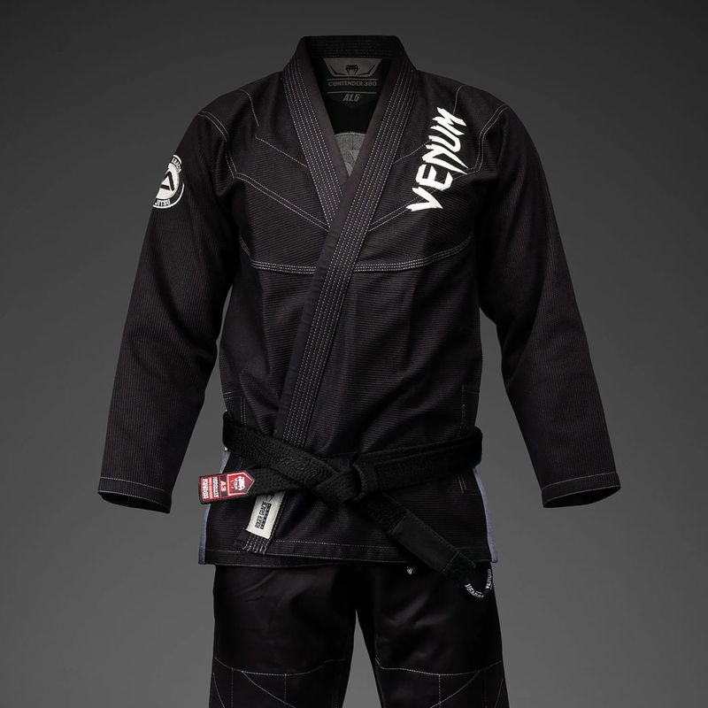 GI pentru jiu-jitsu brazilian Venum Roger Gracie Academy BJJ black 3