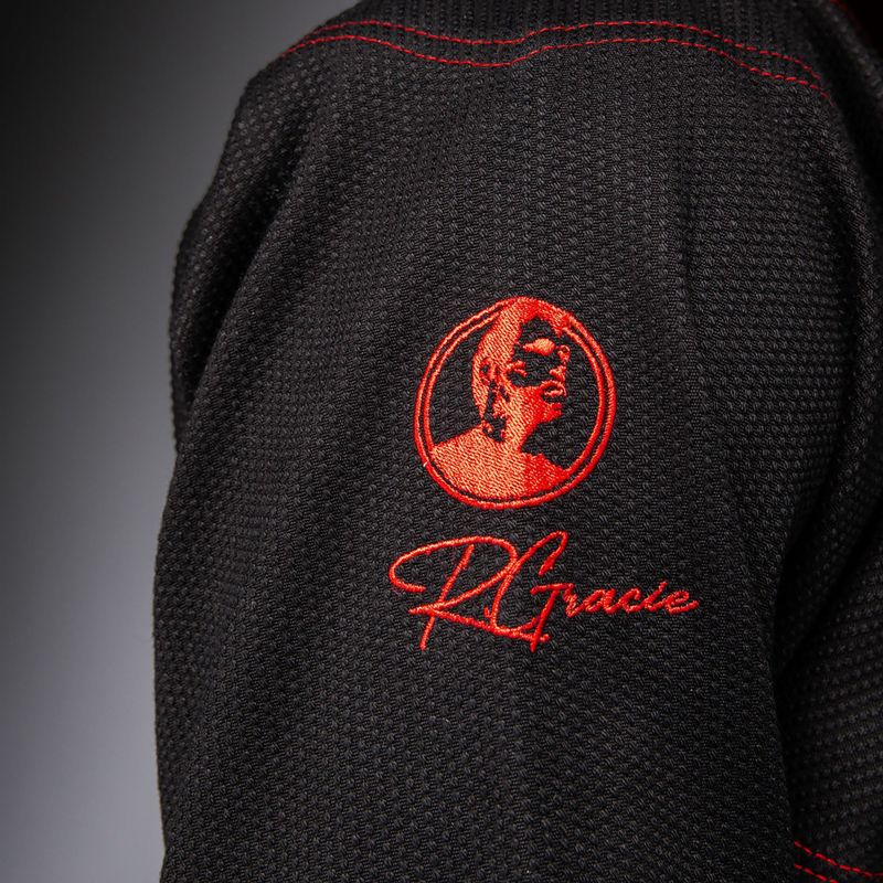 GI pentru jiu-jitsu brazilian Venum Roger Gracie Academy BJJ black/red 5
