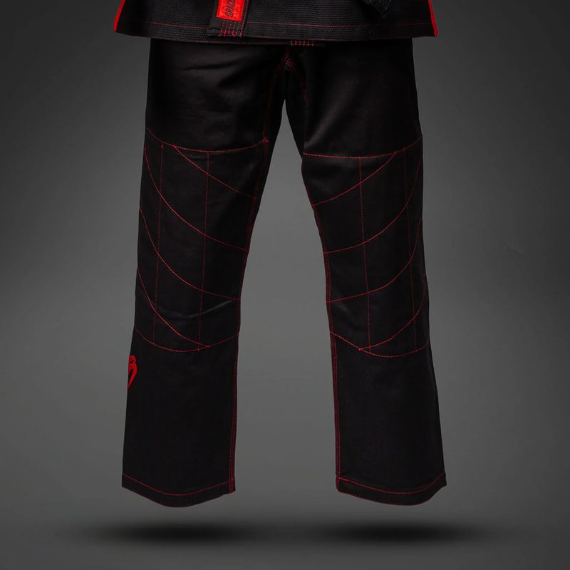 GI pentru jiu-jitsu brazilian Venum Roger Gracie Academy BJJ black/red 6