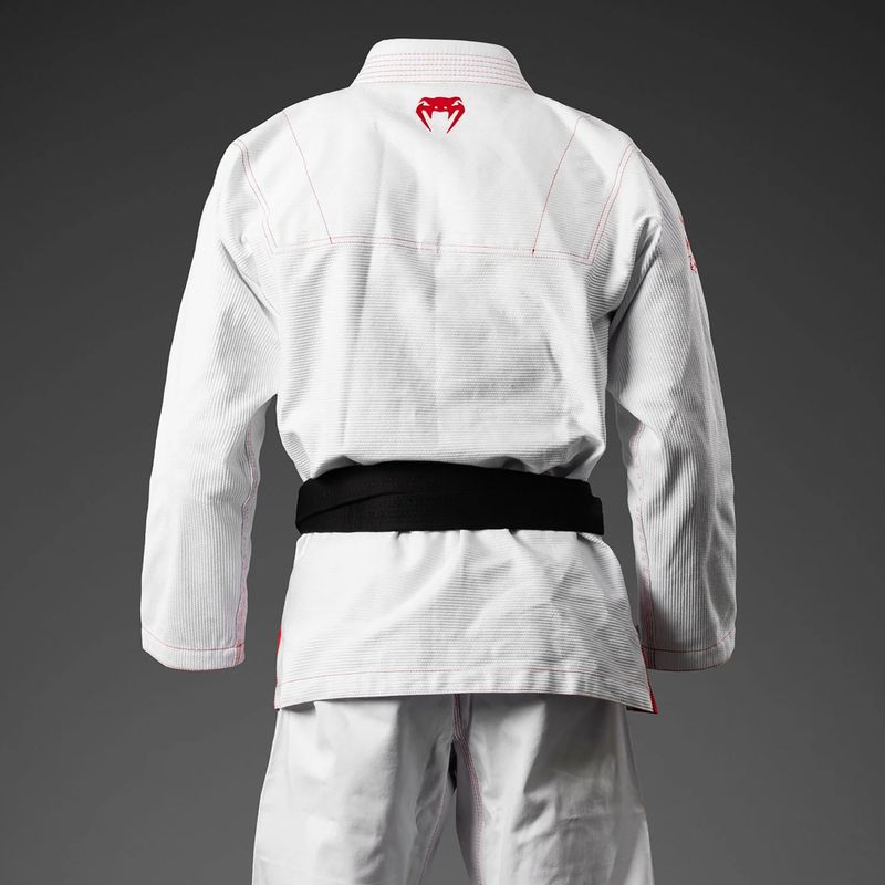GI pentru jiu-jitsu brazilian Venum Roger Gracie Academy BJJ white/red 4