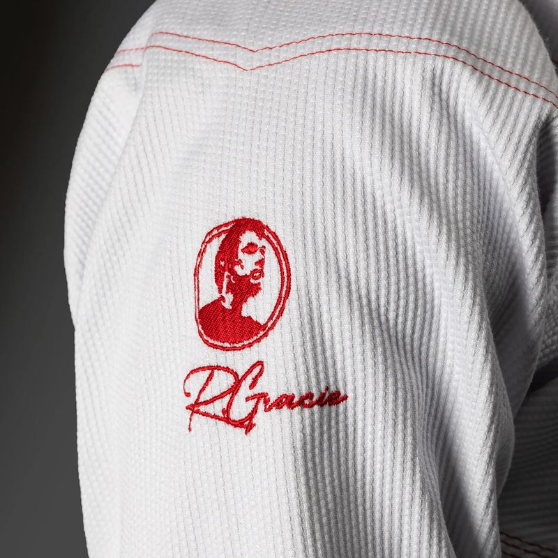 GI pentru jiu-jitsu brazilian Venum Roger Gracie Academy BJJ white/red 7