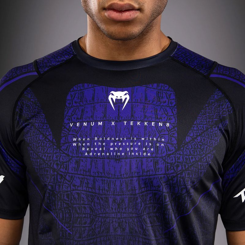 Tricou de antrenament pentru bărbați Venum x TEKKEN 8 Kazuya Dry-Tech black/purple 5