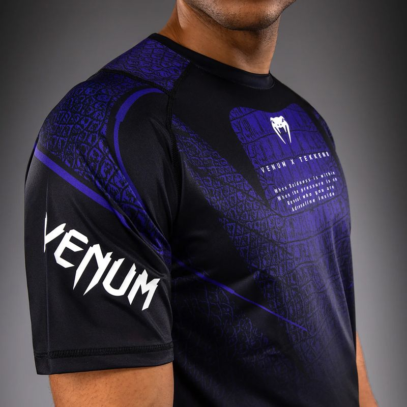 Tricou de antrenament pentru bărbați Venum x TEKKEN 8 Kazuya Dry-Tech black/purple 7