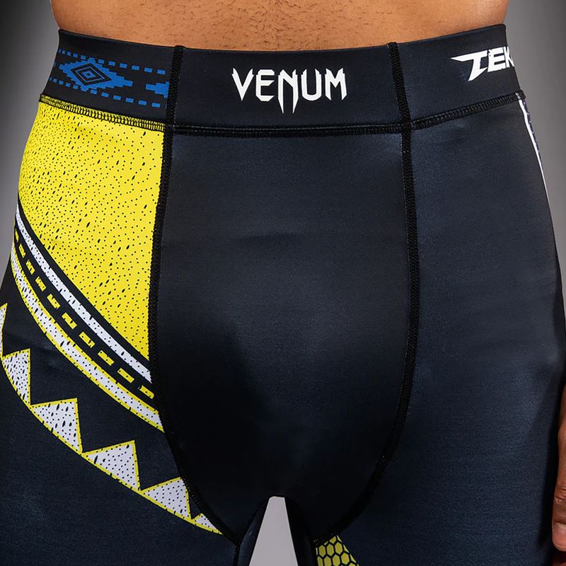 Colanți de antrenament pentru bărbați Venum x TEKKEN 8 King Spats black/yellow 5