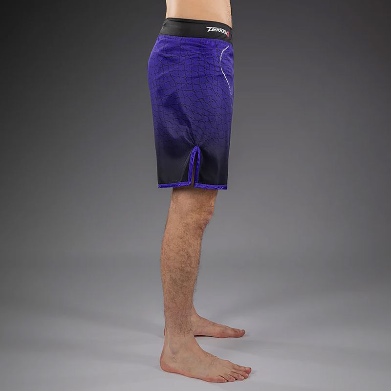 Pantaloni scurți de antrenament pentru bărbați Venum x TEKKEN 8 Kazuya Fight black purple 3
