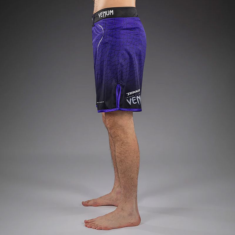 Pantaloni scurți de antrenament pentru bărbați Venum x TEKKEN 8 Kazuya Fight black purple 5