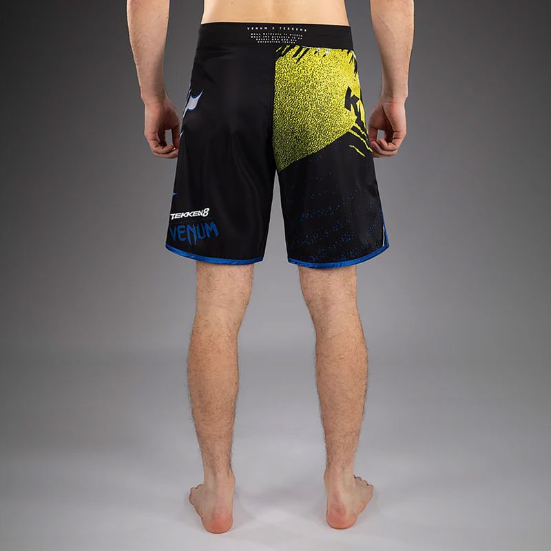 Pantaloni scurți de antrenament pentru bărbați Venum x TEKKEN 8 King Fight black/yellow 3