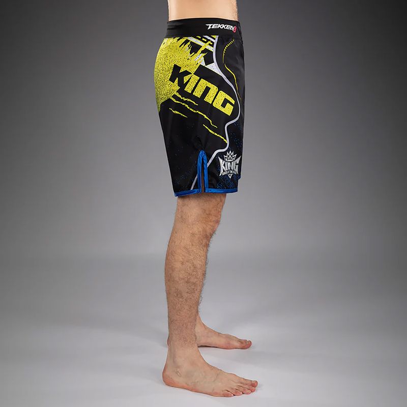 Pantaloni scurți de antrenament pentru bărbați Venum x TEKKEN 8 King Fight black/yellow 4