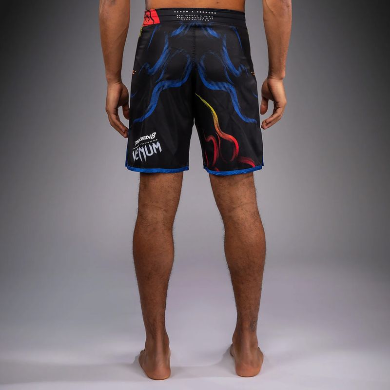 Pantaloni scurți de antrenament pentru bărbați Venum x TEKKEN 8 Yoshimitsu Fight black/orange 2