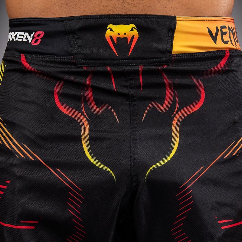 Pantaloni scurți de antrenament pentru bărbați Venum x TEKKEN 8 Yoshimitsu Fight black/orange 6