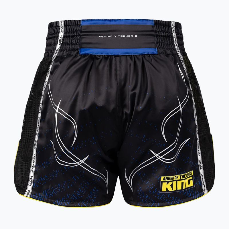 Pantaloni scurți de antrenament pentru bărbați Venum x TEKKEN 8 King Muay Thai black/yellow 2