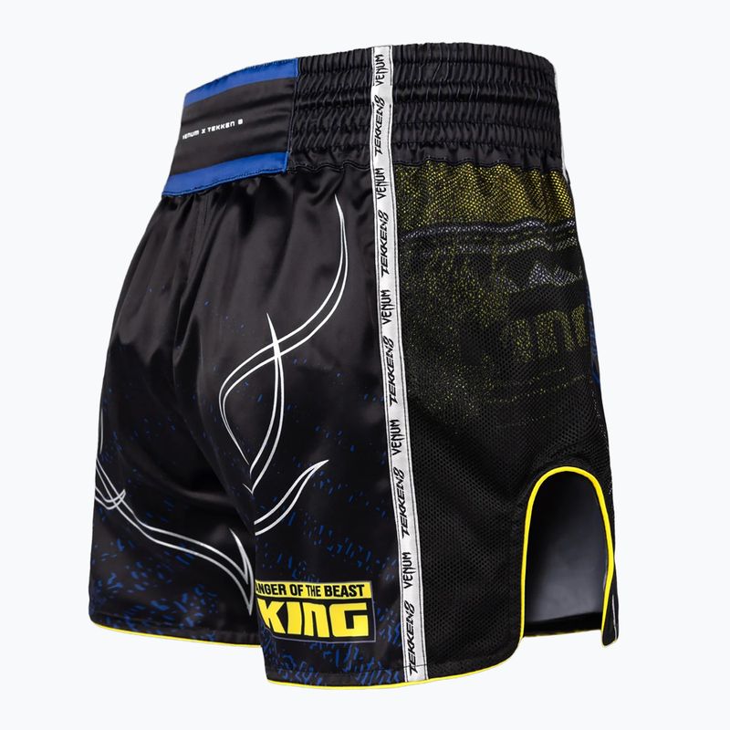 Pantaloni scurți de antrenament pentru bărbați Venum x TEKKEN 8 King Muay Thai black/yellow 4