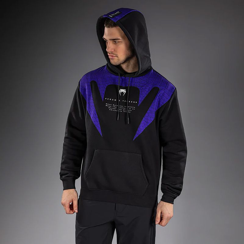 Bluză pentru bărbați Venum x TEKKEN 8 Kazuya Pullover Hoodie black/purple 3