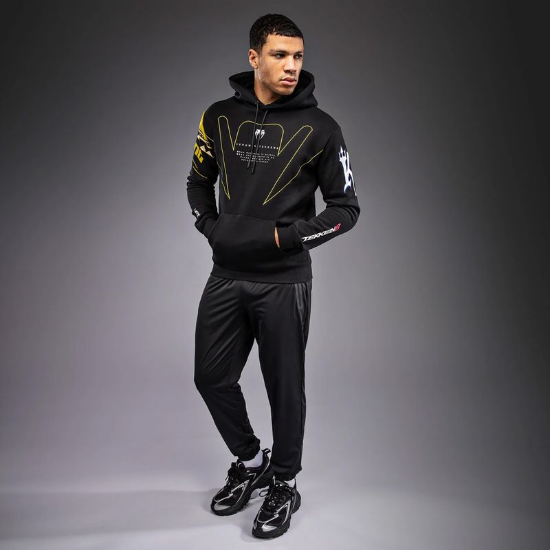 Bluză pentru bărbați Venum x TEKKEN 8 King Pullover Hoodie black/yellow 2