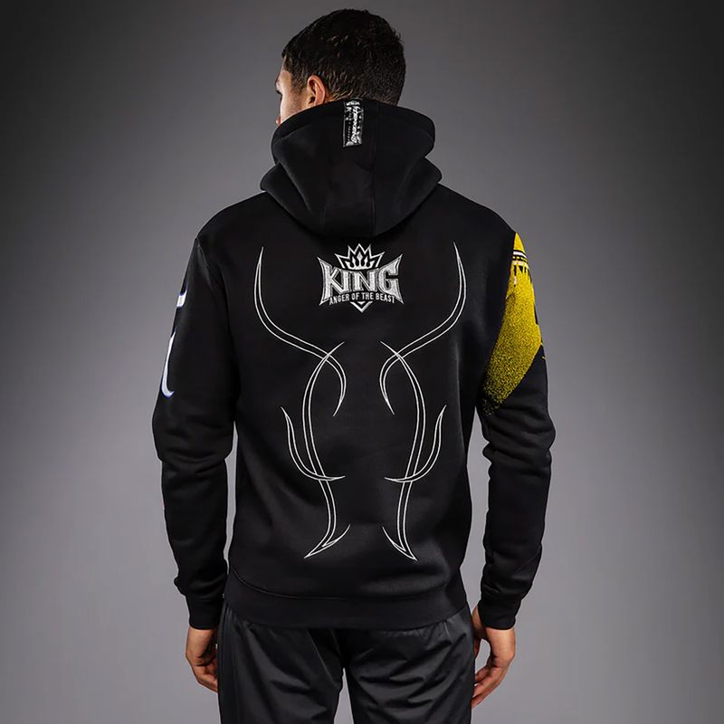 Bluză pentru bărbați Venum x TEKKEN 8 King Pullover Hoodie black/yellow 3