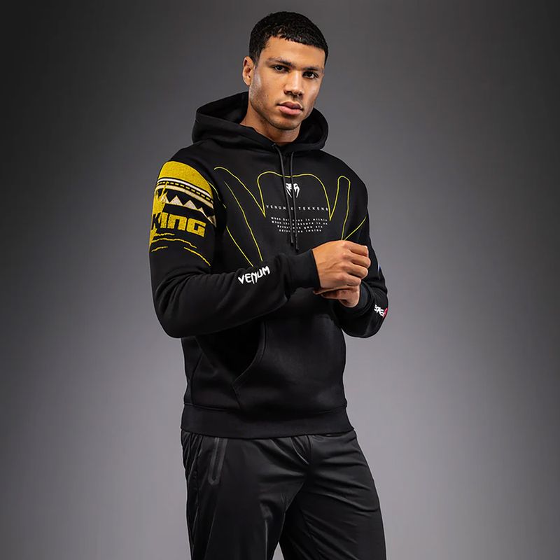 Bluză pentru bărbați Venum x TEKKEN 8 King Pullover Hoodie black/yellow 4