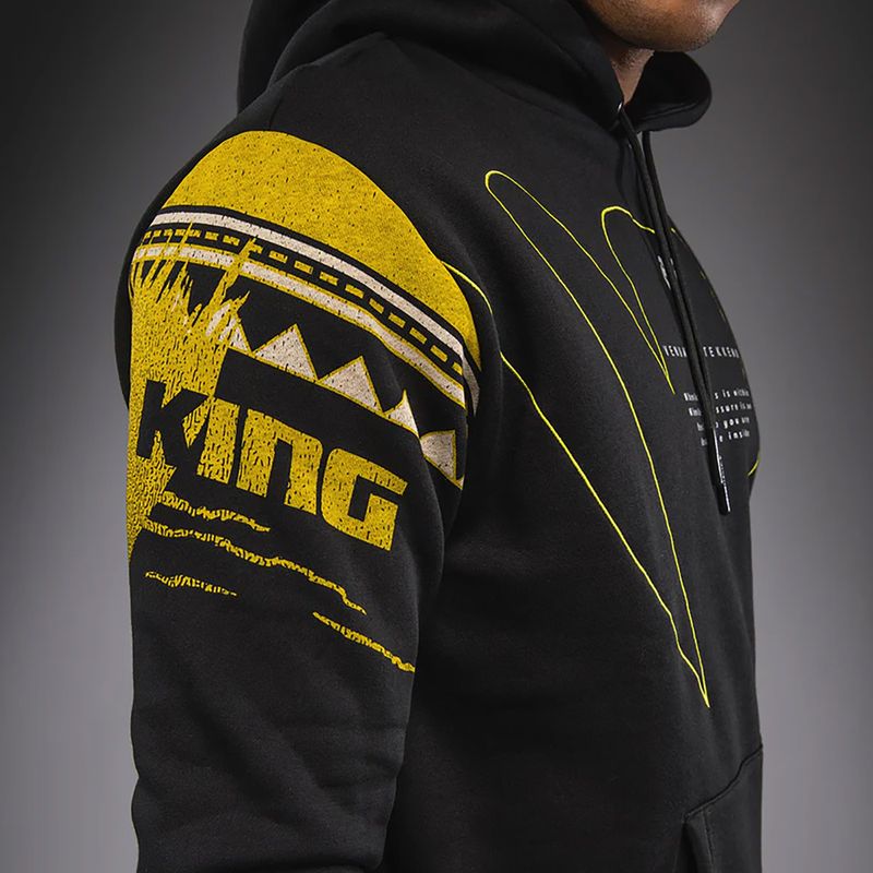 Bluză pentru bărbați Venum x TEKKEN 8 King Pullover Hoodie black/yellow 6