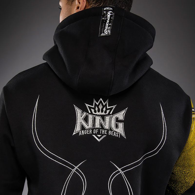 Bluză pentru bărbați Venum x TEKKEN 8 King Pullover Hoodie black/yellow 7