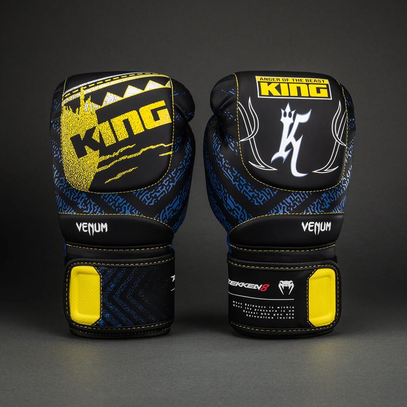 Mănuși de box Venum x TEKKEN 8 King Boxing black/yellow 3