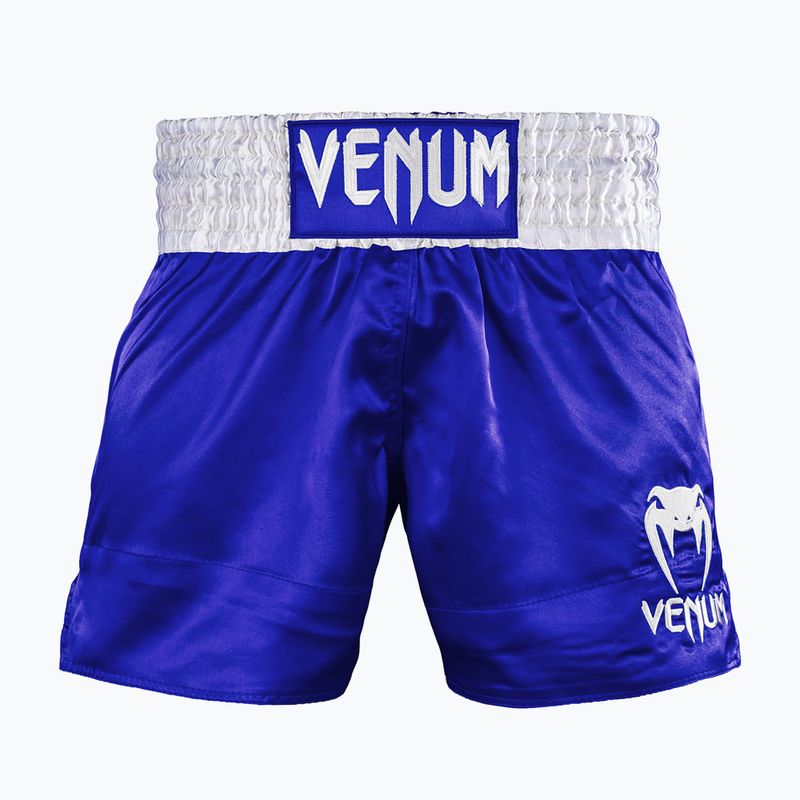 Pantaloni scurți de antrenament pentru bărbați Venum Classic Muay Thai blue