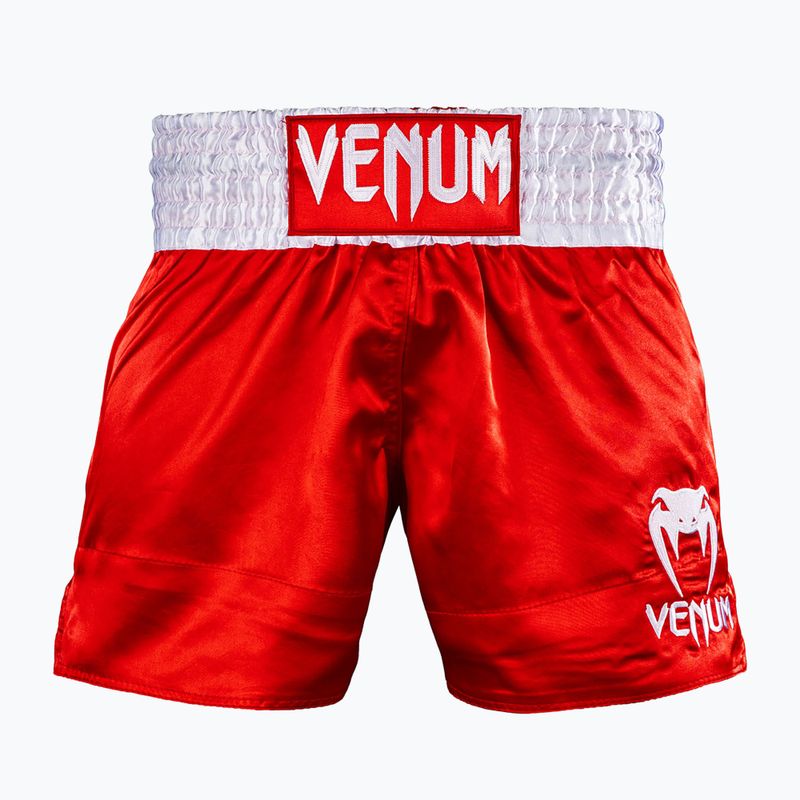 Pantaloni scurți de antrenament pentru bărbați Venum Classic Muay Thai red