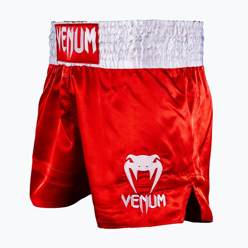 Pantaloni scurți de antrenament pentru bărbați Venum Classic Muay Thai red 3