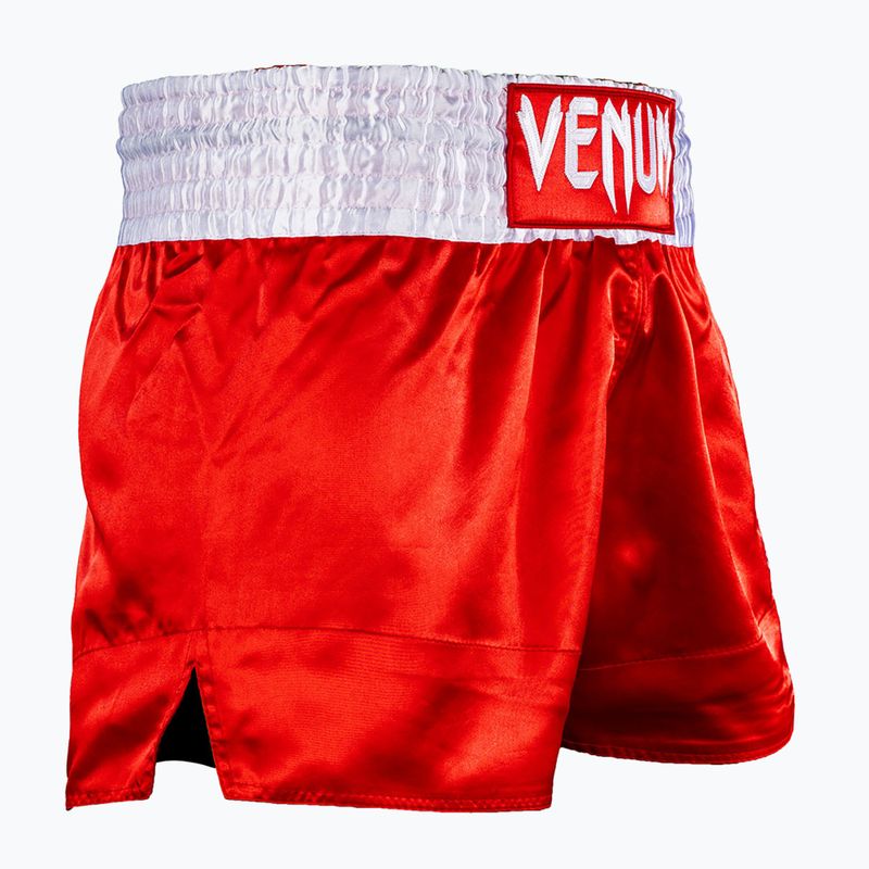 Pantaloni scurți de antrenament pentru bărbați Venum Classic Muay Thai red 4