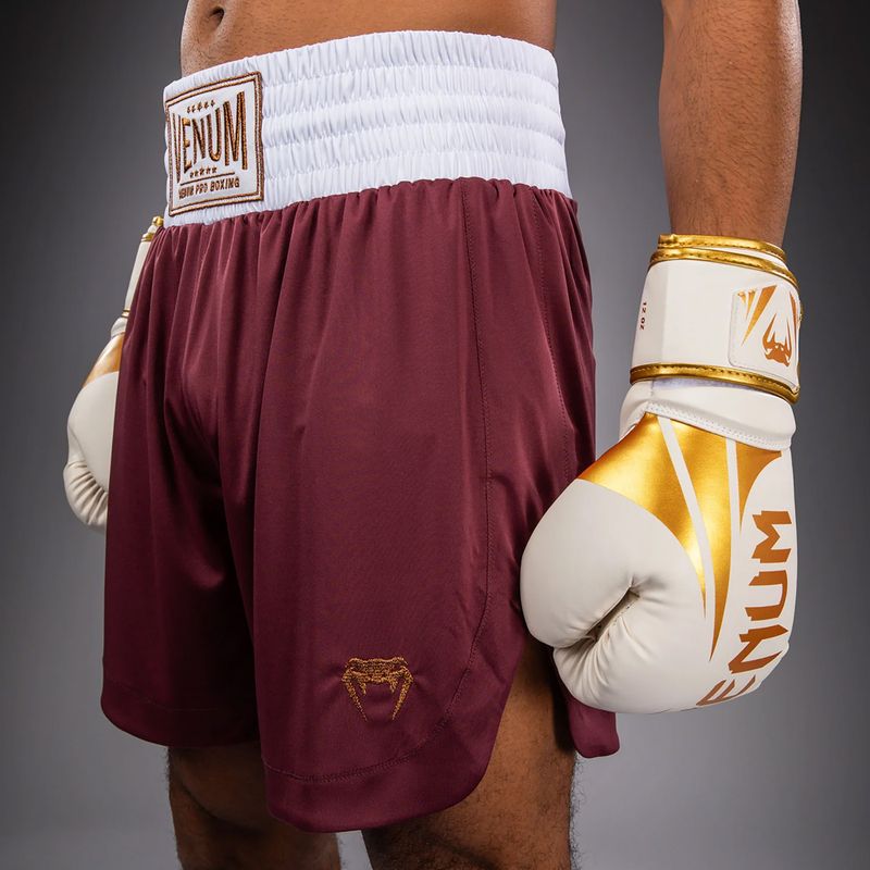 Pantaloni scurți de antrenament pentru bărbați Venum Classic Boxing burgundy 5