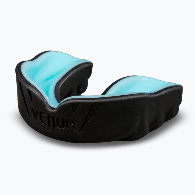 Protector de maxilar simplu Venum Challenger black/turquoise 3