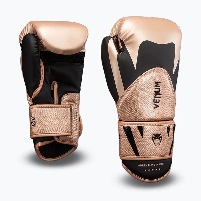 Mănuși de box Venum Challenger 4.0 pearly pink/black 2