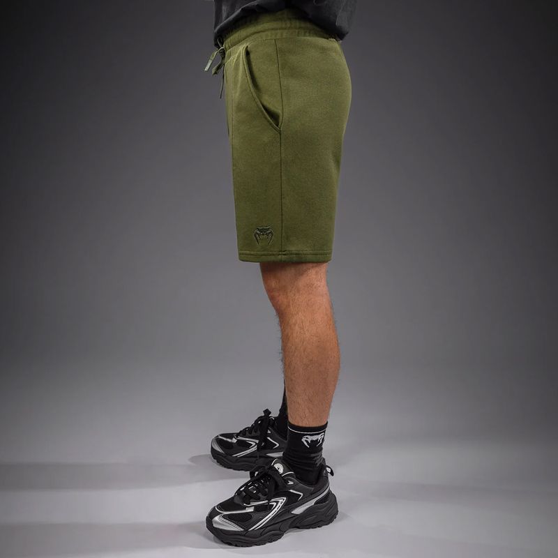 Pantaloni scurți de antrenament pentru bărbați Venum Classic Fleece Cotton khaki 4